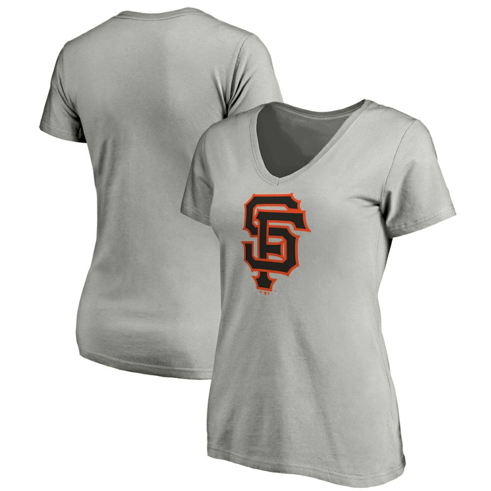 San Francisco Giants Women's Official Logo V-Neck T-Shirt | MLB For sale