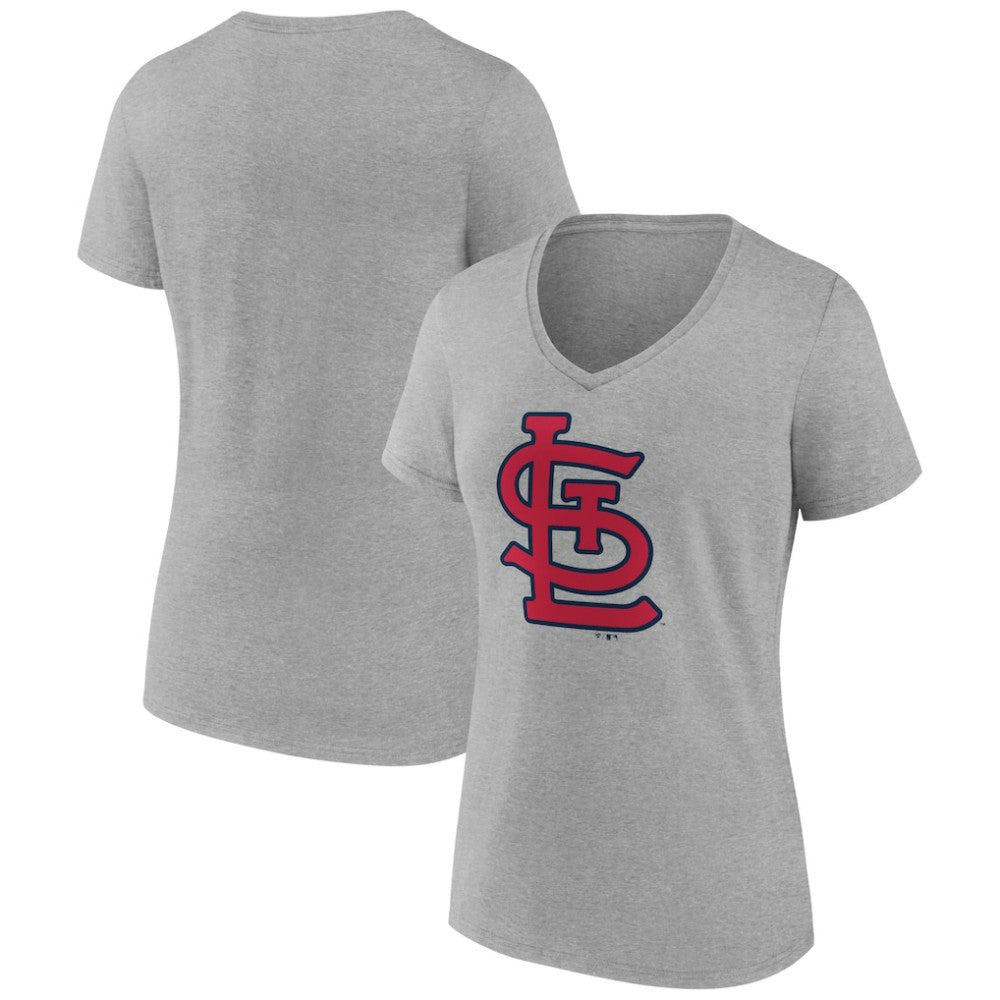 St. Louis Cardinals Women's Official Logo V-Neck T-Shirt | MLB US