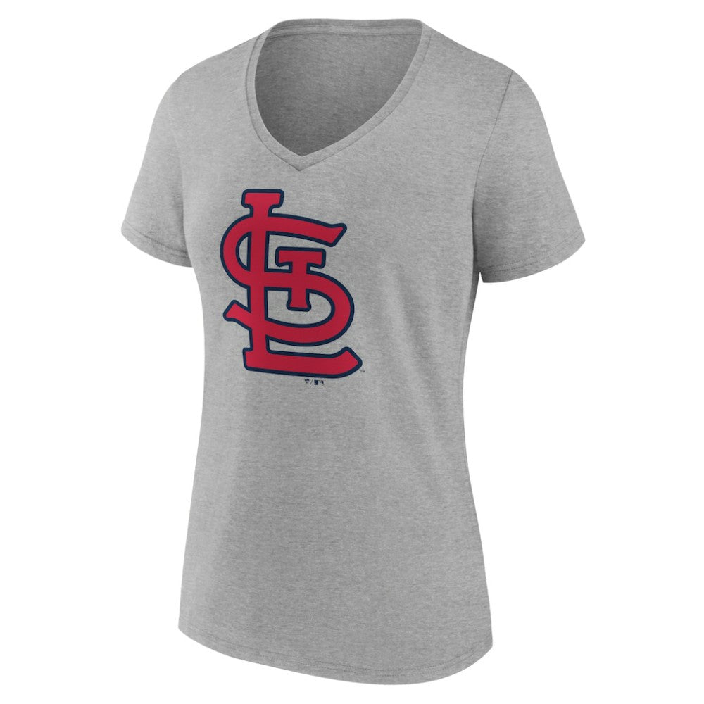 St. Louis Cardinals Women's Official Logo V-Neck T-Shirt | MLB US