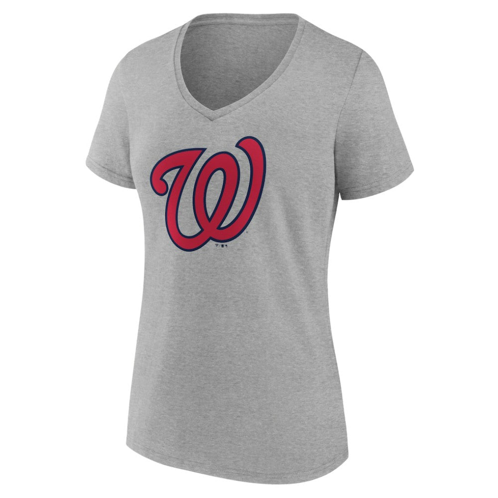 Washington Nationals Women's Official Logo V-Neck T-Shirt | MLB Near me