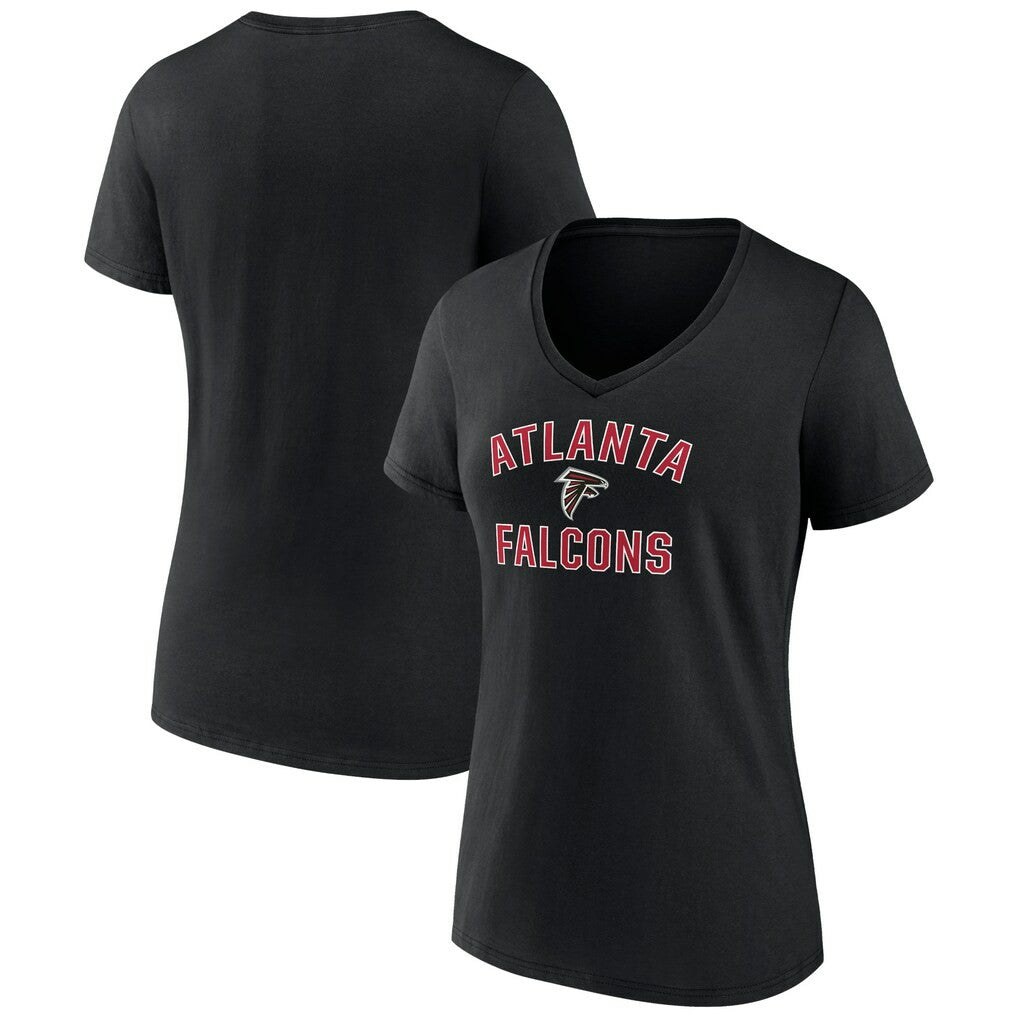 Atlanta Falcons  Women's Victory Arch Team V-Neck T-Shirt