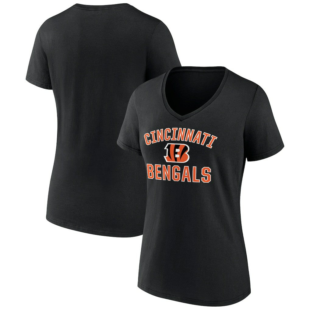 Cincinnati Bengals  Women's Victory Arch Team V-Neck T-Shirt
