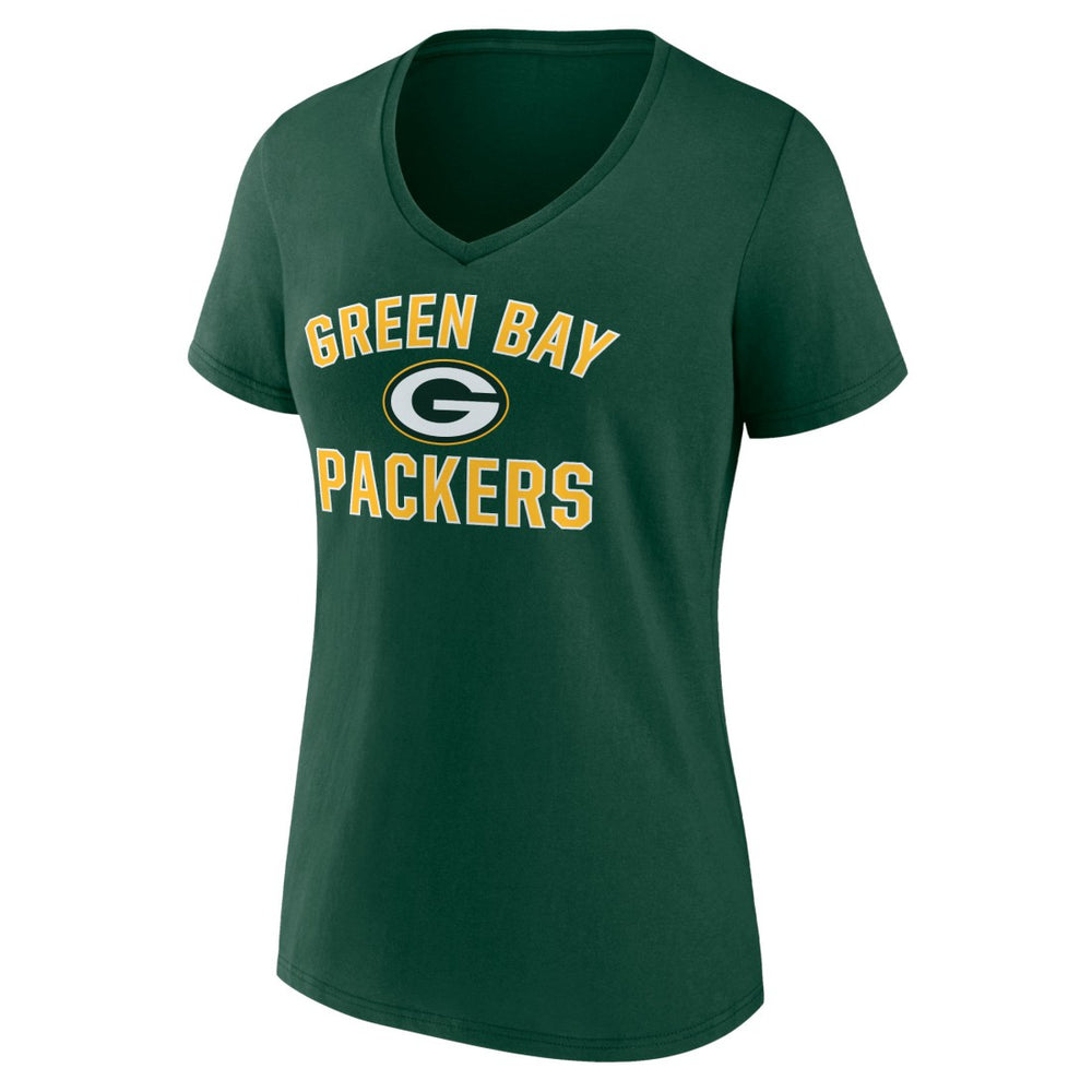 Green Bay Packers  Women's Victory Arch Team V-Neck T-Shirt