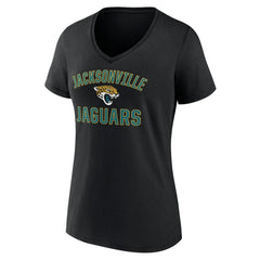 Jacksonville Jaguars  Women's Victory Arch Team V-Neck T-Shirt