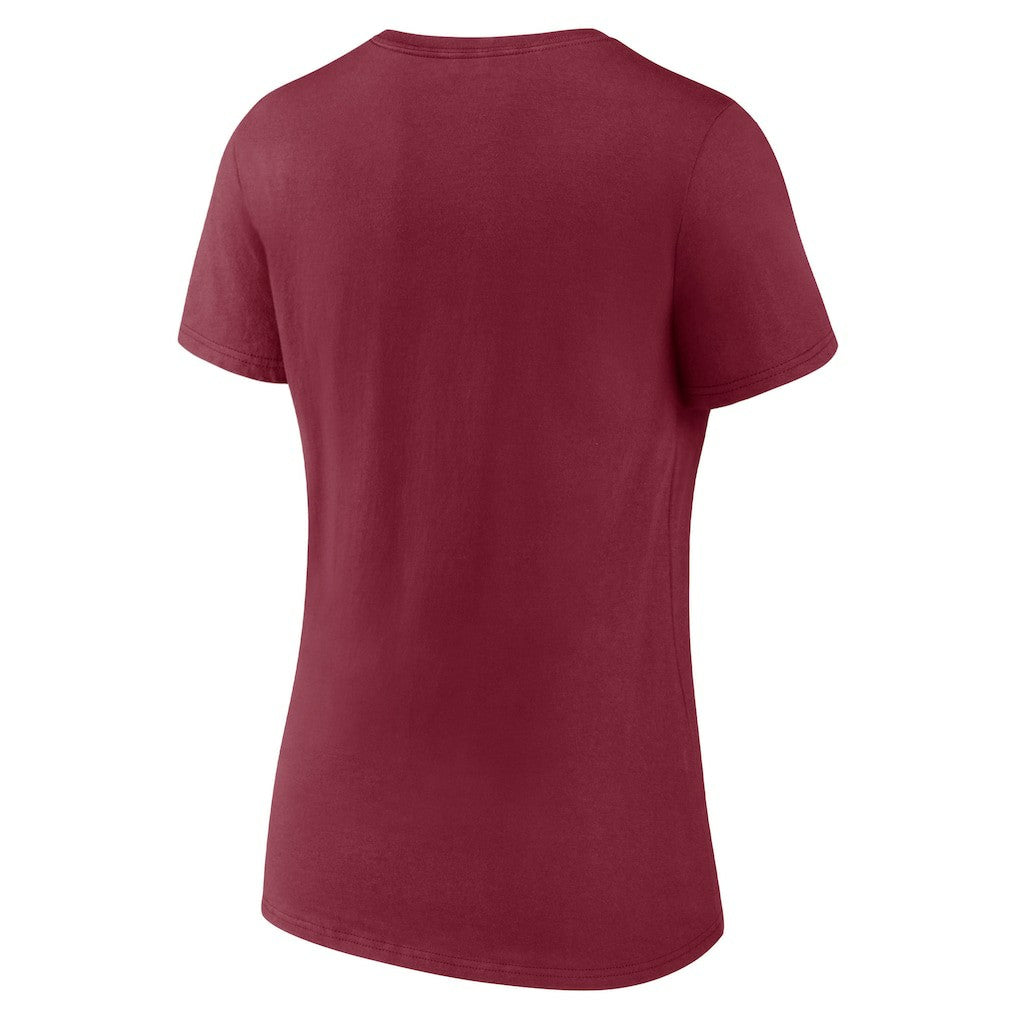 Washington Commanders  Women's Victory Arch Team V-Neck T-Shirt