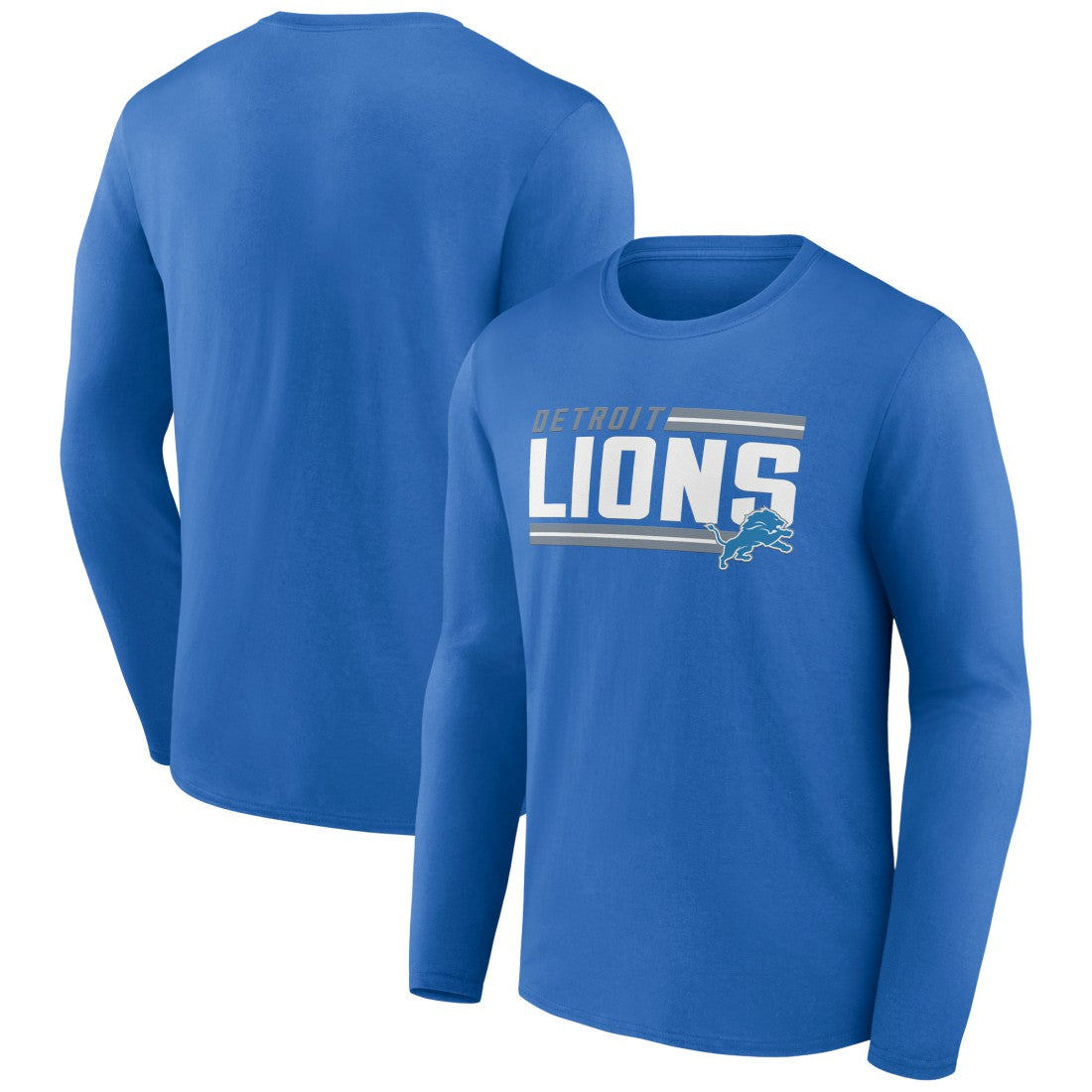Detroit Lions  On Side Stripe Team Long Sleeve T-Shirt