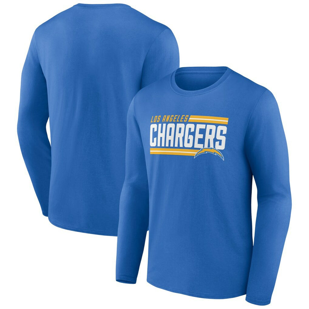Los Angeles Chargers  On Side Stripe Team Long Sleeve T-Shirt