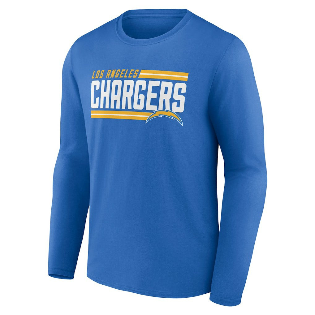 Los Angeles Chargers  On Side Stripe Team Long Sleeve T-Shirt