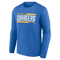Los Angeles Chargers  On Side Stripe Team Long Sleeve T-Shirt