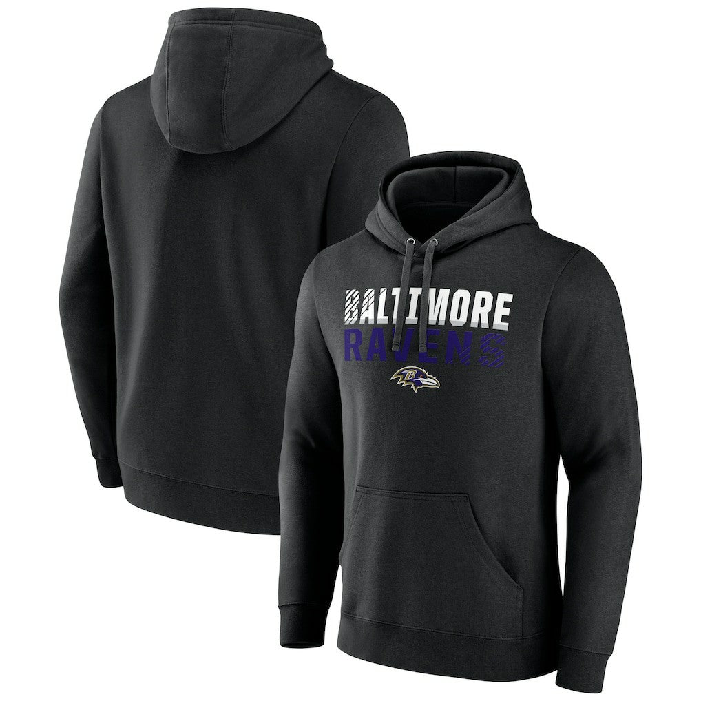 Baltimore Ravens  Team Fade Out Fitted Pullover Hoodie