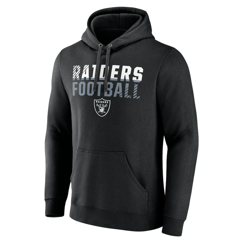 Las Vegas Raiders  Team Fade Out Fitted Pullover Hoodie