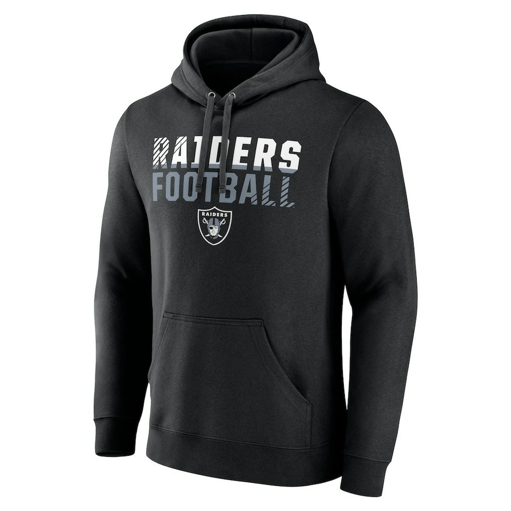 Las Vegas Raiders  Team Fade Out Fitted Pullover Hoodie