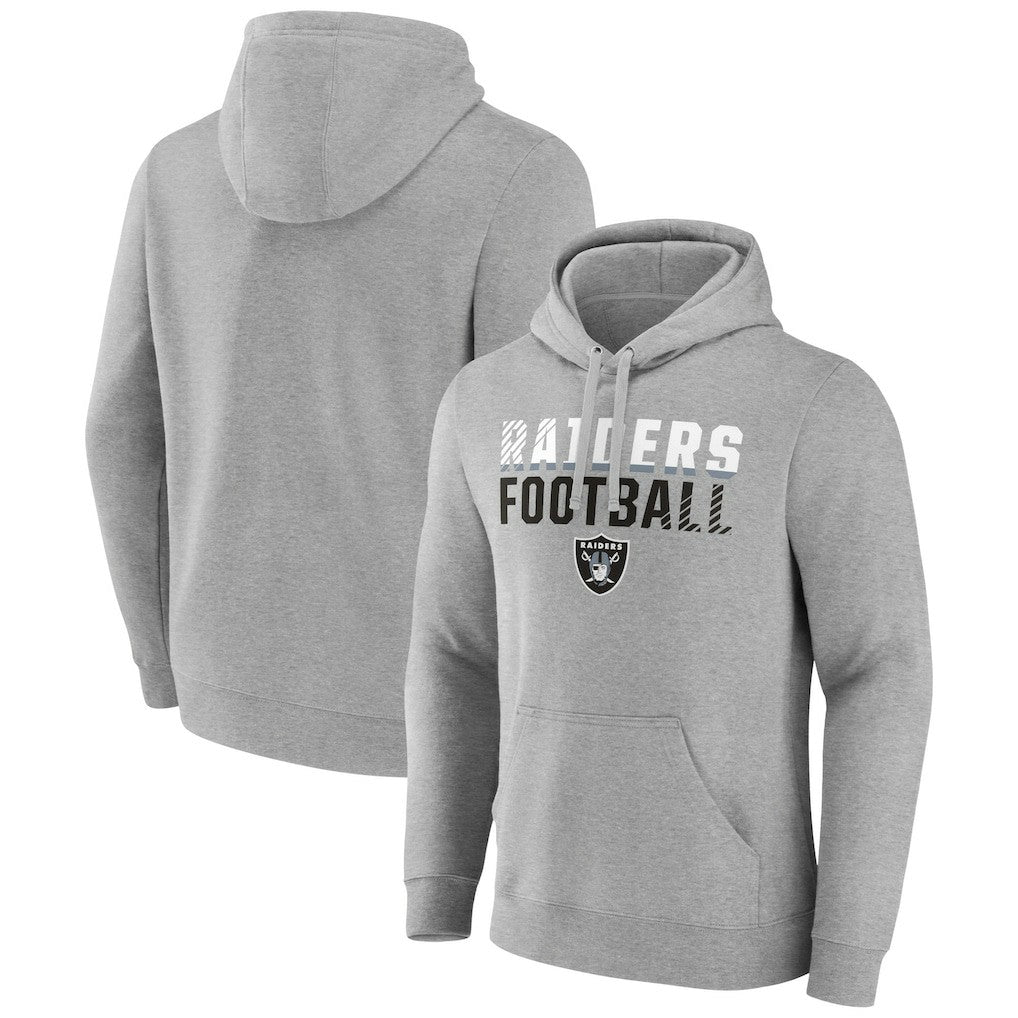 Las Vegas Raiders  Team Fade Out Fitted Pullover Hoodie