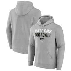 Las Vegas Raiders  Team Fade Out Fitted Pullover Hoodie