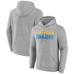 Los Angeles Chargers  Team Fade Out Fitted Pullover Hoodie