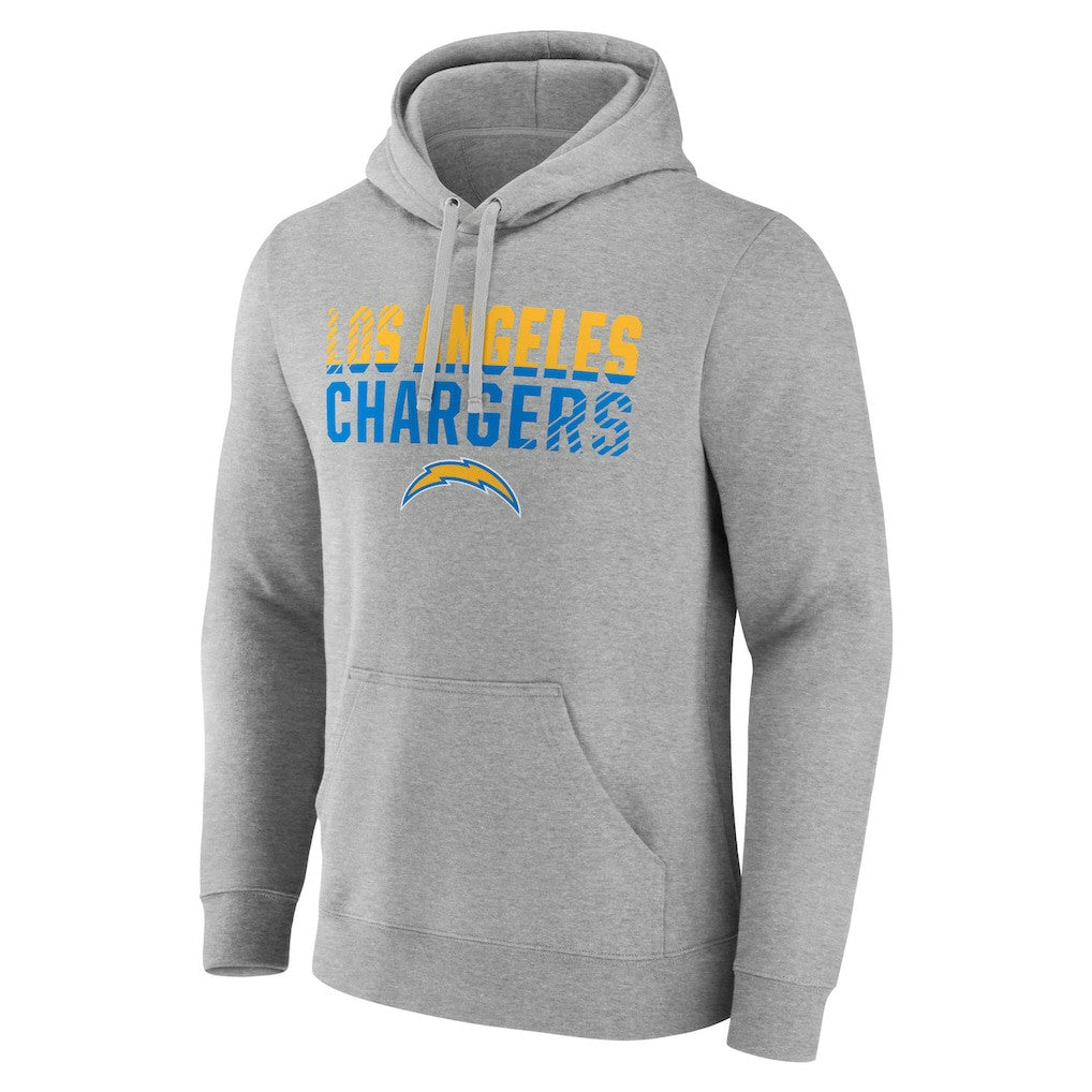 Los Angeles Chargers  Team Fade Out Fitted Pullover Hoodie