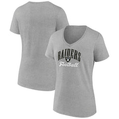 Las Vegas Raiders  Women's Victory Script V-Neck T-Shirt