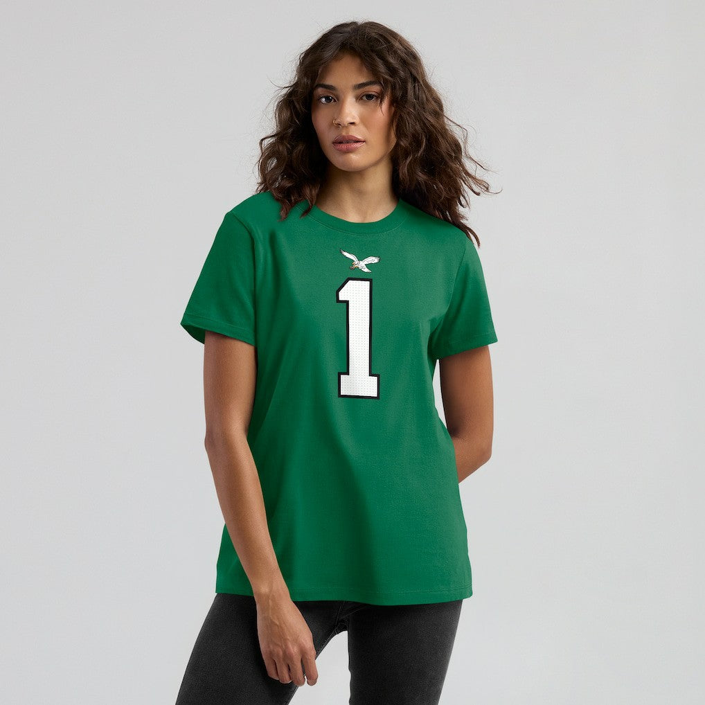 Philadelphia Eagles Nike Jalen Hurts  Women's Player Name & Number T-Shirt