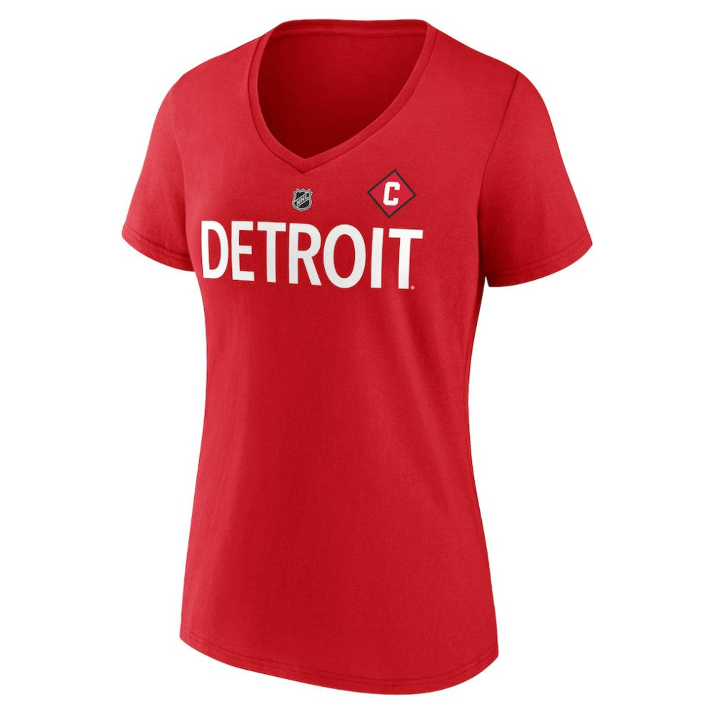 Dylan Larkin Detroit Red Wings Fanatics Women's Special Edition 2.0 Name & Number V-Neck T-Shirt Online