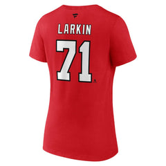 Dylan Larkin Detroit Red Wings Fanatics Women's Special Edition 2.0 Name & Number V-Neck T-Shirt Online