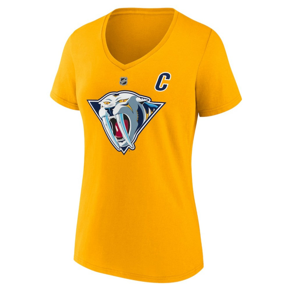 Roman Josi Nashville Predators Fanatics Women's Special Edition 2.0 Name & Number V-Neck T-Shirt Discount