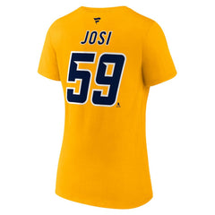 Roman Josi Nashville Predators Fanatics Women's Special Edition 2.0 Name & Number V-Neck T-Shirt Discount