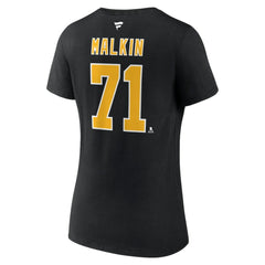 Evgeni Malkin Pittsburgh Penguins Fanatics Women's Special Edition 2.0 Name & Number V-Neck T-Shirt On Sale