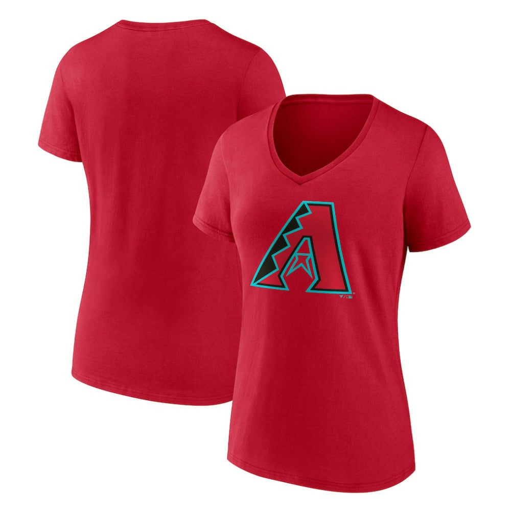 Arizona Diamondbacks Women's Official Logo V-Neck T-Shirt | MLB US