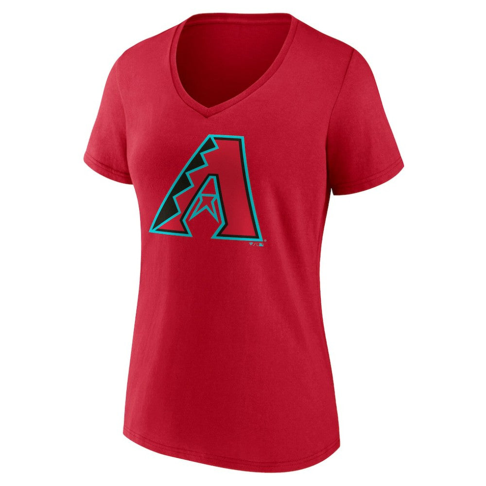 Arizona Diamondbacks Women's Official Logo V-Neck T-Shirt | MLB US