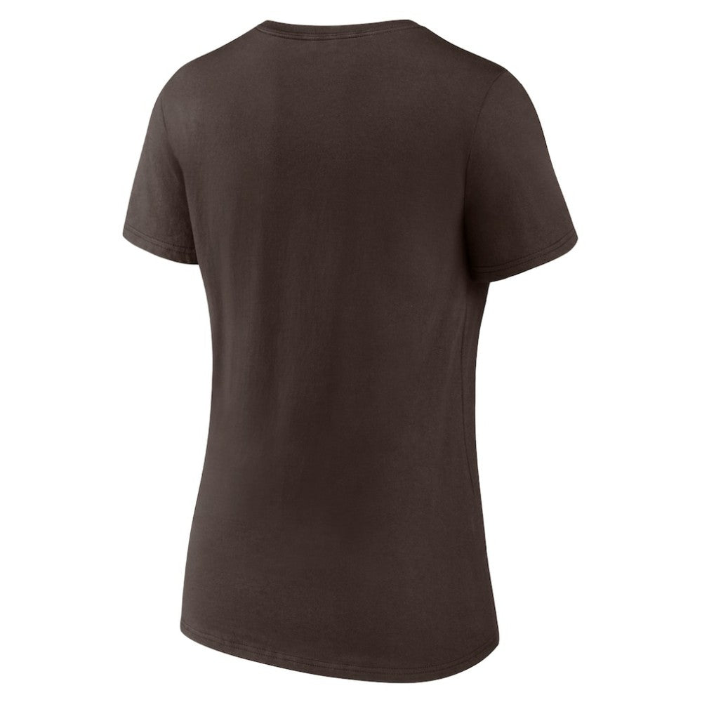 San Diego Padres Women's Official Logo V-Neck T-Shirt | MLB Near me