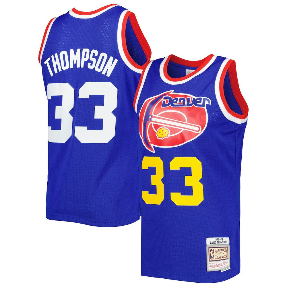 David Thompson Denver Nuggets Hardwood Classics 1975/76 Swingman Jersey sale Online