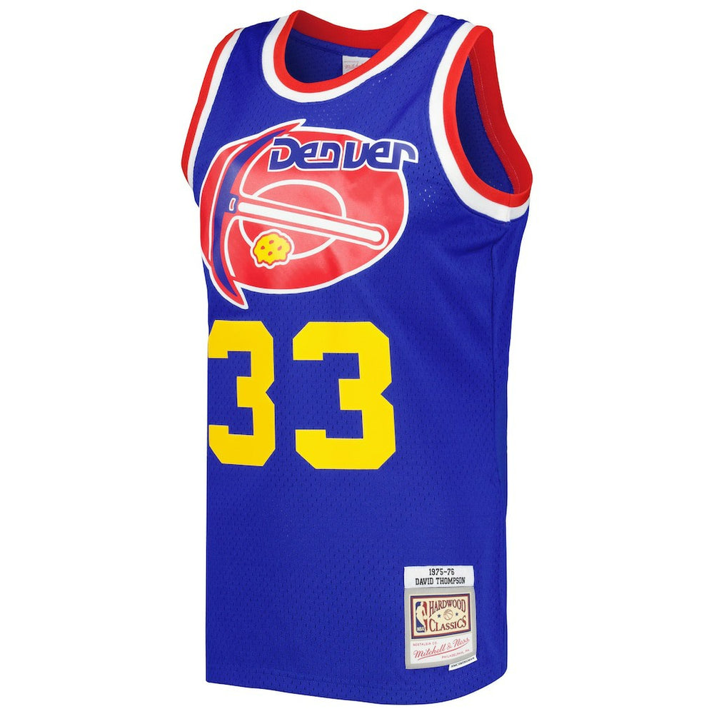 David Thompson Denver Nuggets Hardwood Classics 1975/76 Swingman Jersey sale Online