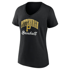 Pittsburgh Pirates Women's Victory Script Team V-Neck T-Shirt | MLB For sale