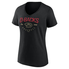 Arizona Diamondbacks Women's Live For It Team V-Neck T-Shirt | MLB US