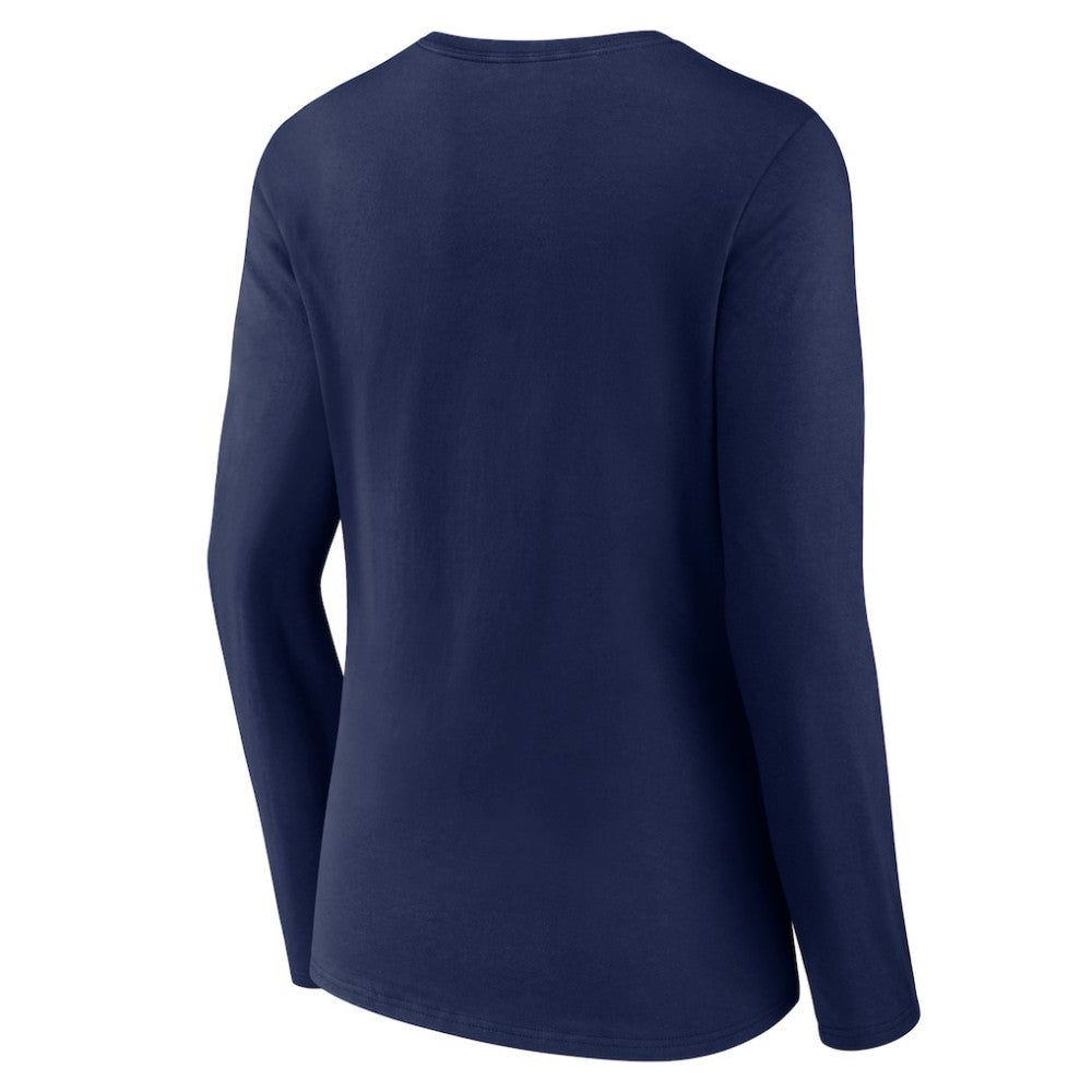 Cleveland Guardians Women's Live For It Long Sleeve Long Sleeve V-Neck T-Shirt | MLB For sale