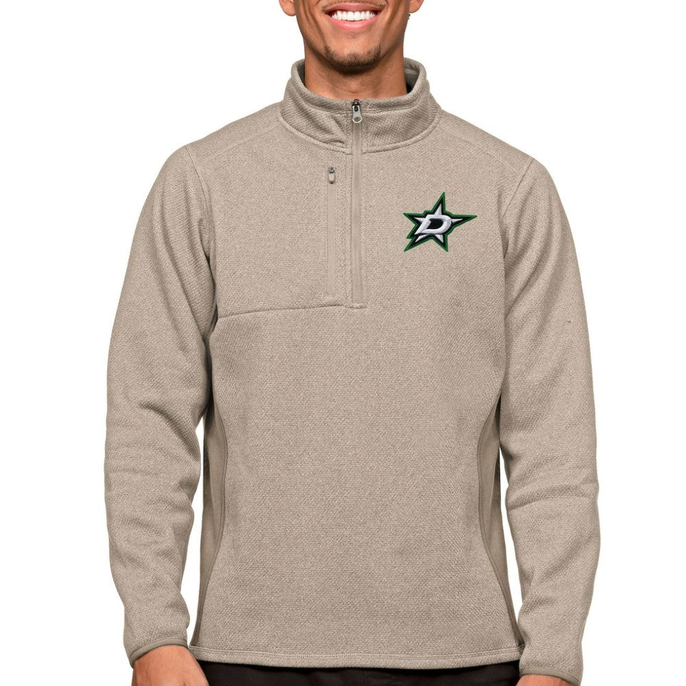 Dallas Stars Antigua Course Quarter-Zip Pullover Top On Sale