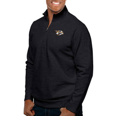 Nashville Predators Antigua Gambit Quarter-Zip Pullover Top Discount