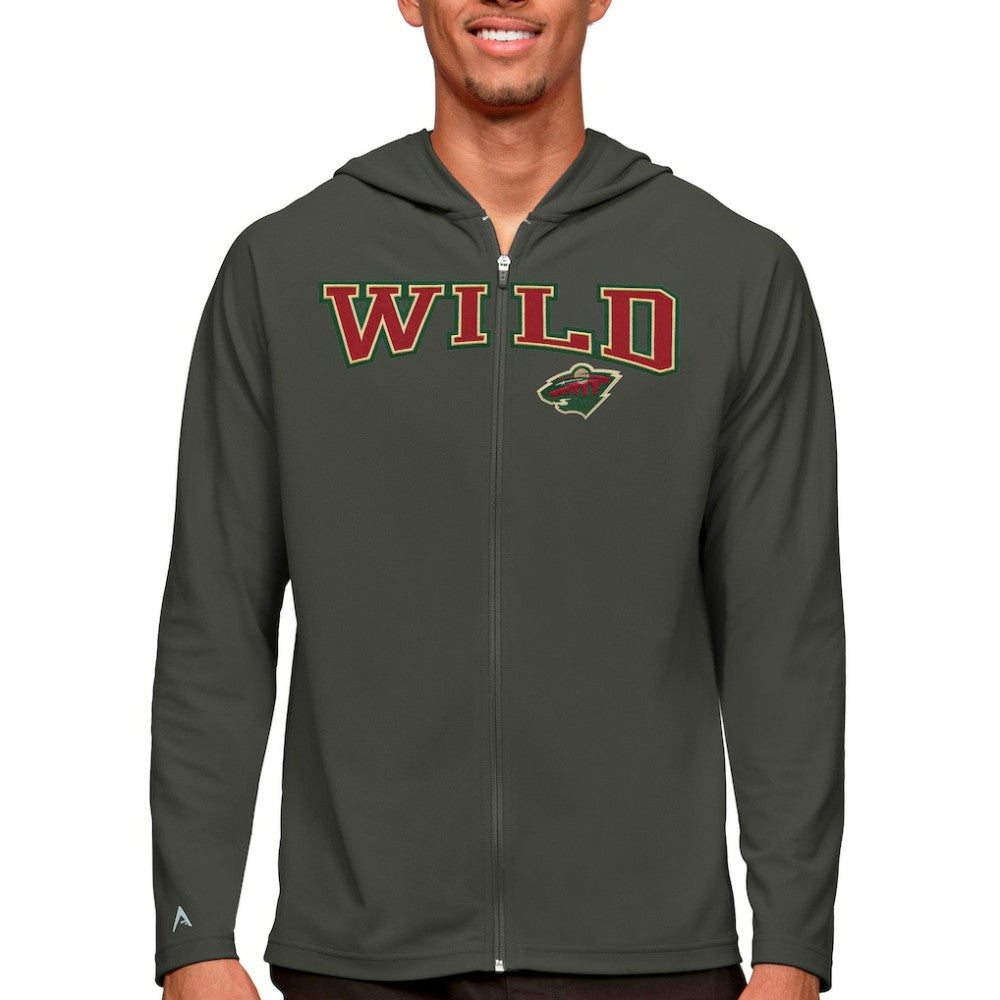 Minnesota Wild Antigua Legacy Full-Zip Hoodie For Sale