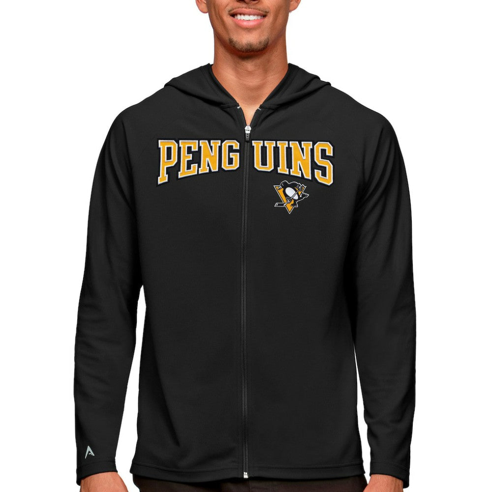 Pittsburgh Penguins Antigua Legacy Full-Zip Hoodie Sale