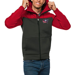 Columbus Blue Jackets Antigua Protect Full-Zip Hoodie Discount