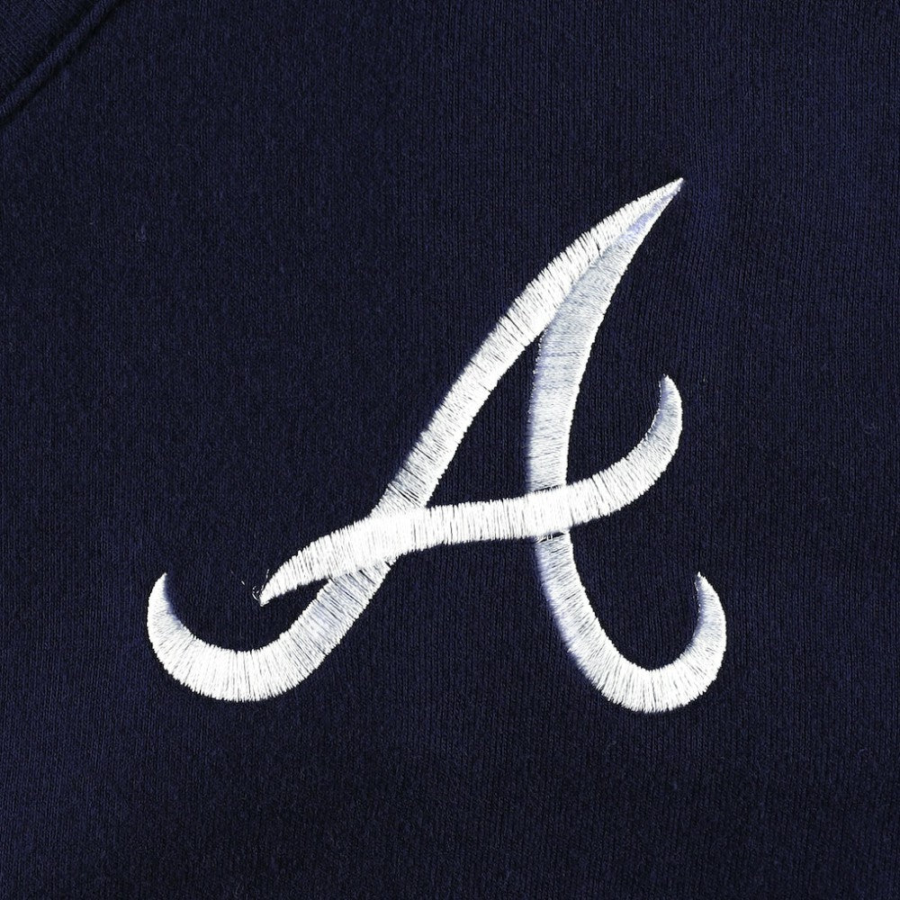Atlanta Braves DKNY Sport Women's Lily V-Neck Pullover Sweatshirt | MLB Near me