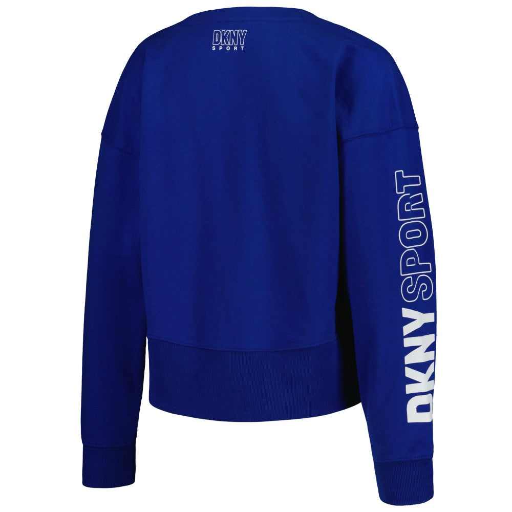 Kansas City Royals DKNY Sport Women's Lily V-Neck Pullover Sweatshirt | MLB Shop