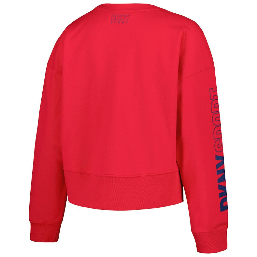 St. Louis Cardinals DKNY Sport Women's Lily V-Neck Pullover Sweatshirt | MLB Discount