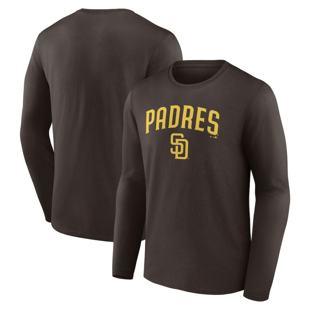 San Diego Padres Team Lockup Long Sleeve T-Shirt | MLB US