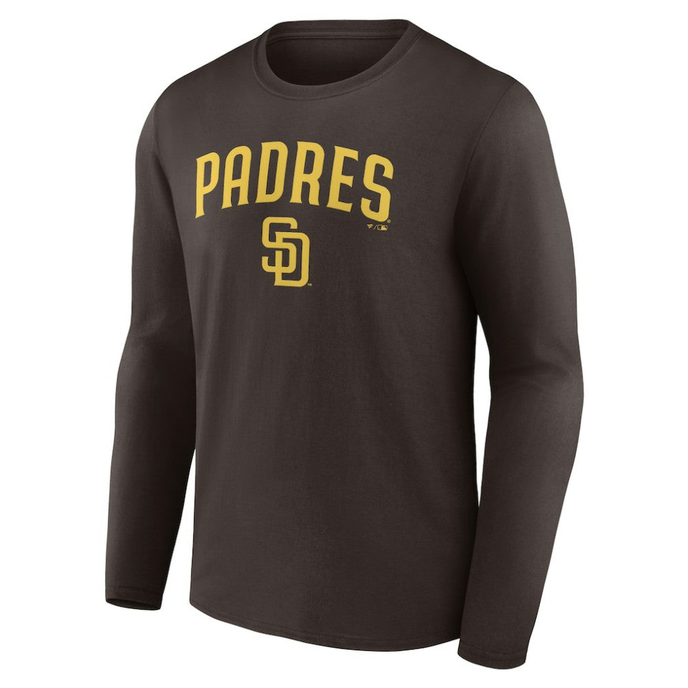 San Diego Padres Team Lockup Long Sleeve T-Shirt | MLB US