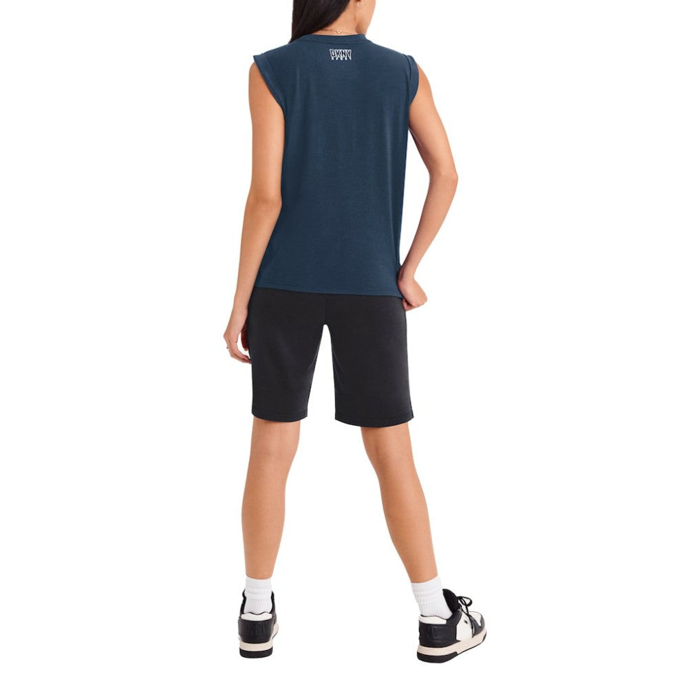 Atlanta Braves DKNY Sport Women's Madison Tri-Blend Tank Top | MLB New