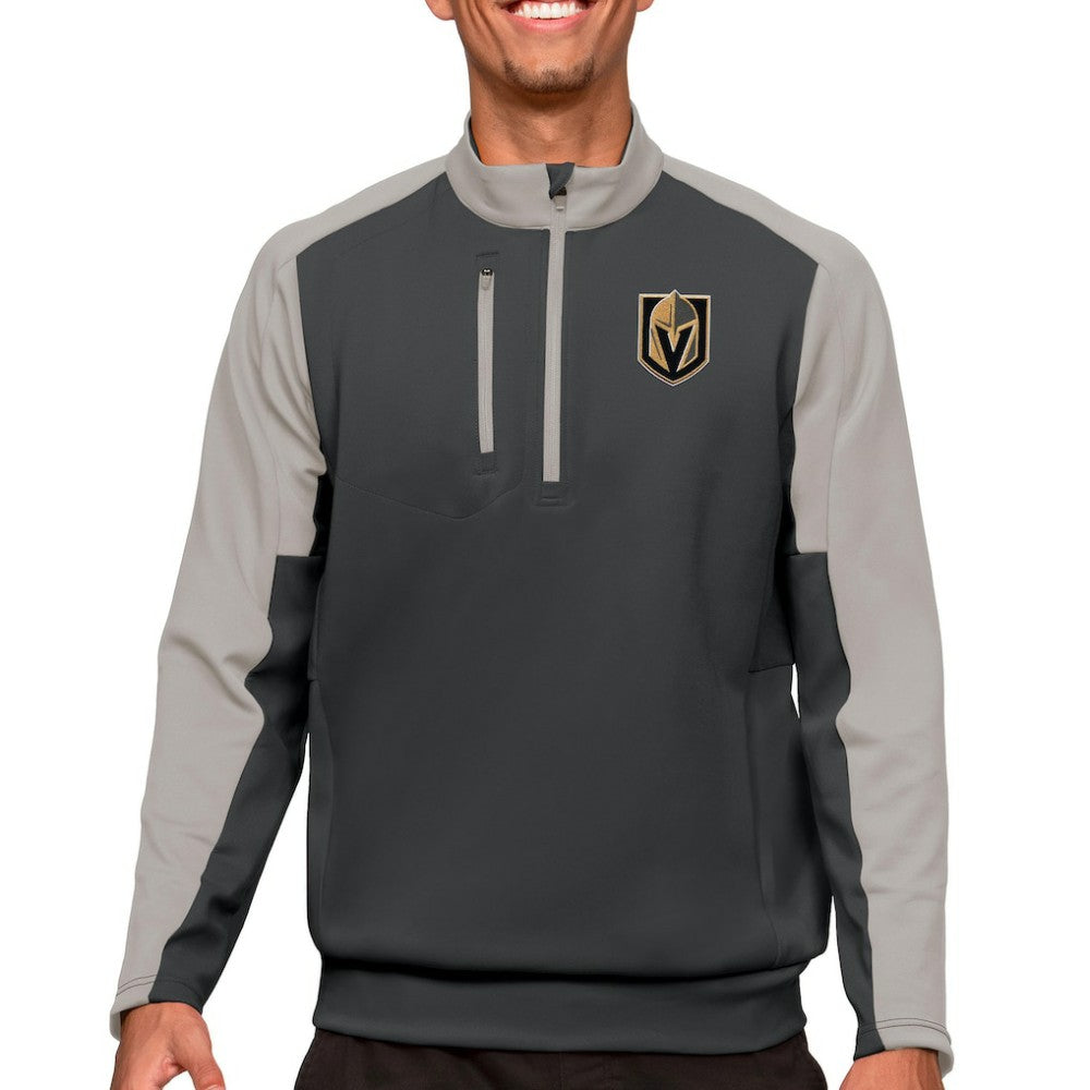 Vegas Golden Knights Antigua Quarter-Zip Pullover Top On Sale