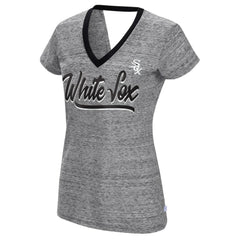 Chicago White Sox Touch Women's Halftime Back Wrap Top V-Neck T-Shirt | MLB On Sale