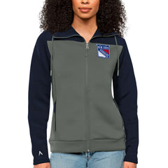 New York Rangers Antigua Women's Protect Full-Zip Hoodie Discount
