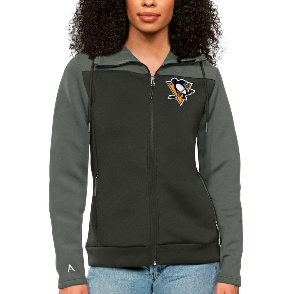 Pittsburgh Penguins Antigua Women's Protect Full-Zip Hoodie Online
